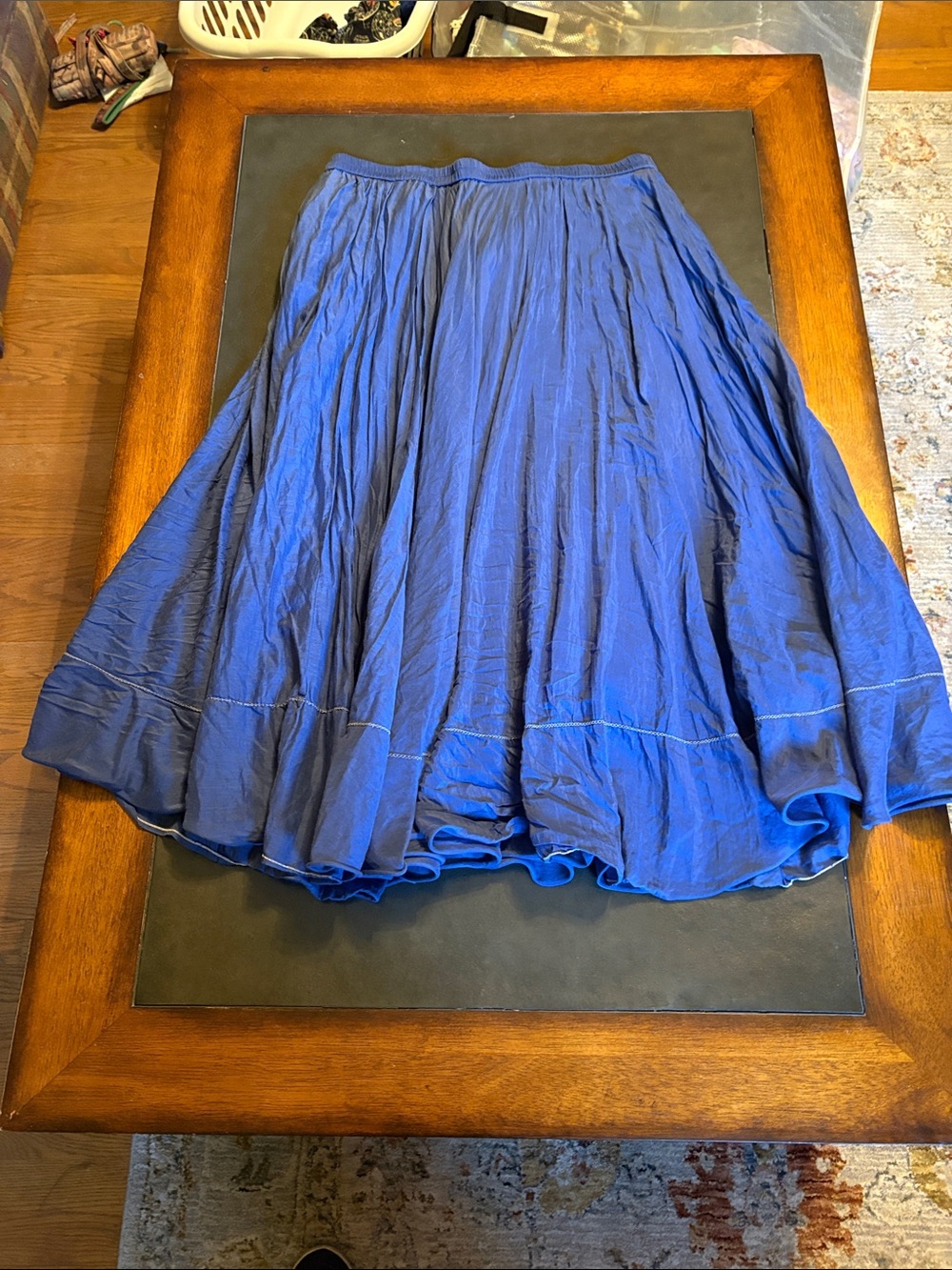 Coldwater Creek Royal Blue Full Circle Skirt
